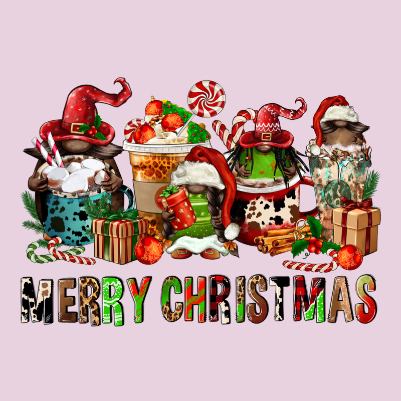 Merry Christmas Coffee Afro Gnomies Ladies Tee by FaDigitalArtStudio | Teevron