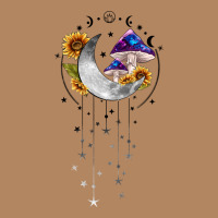 Moon And Mushrooms With Sunflower Long Sleeve Tee | Teevron
