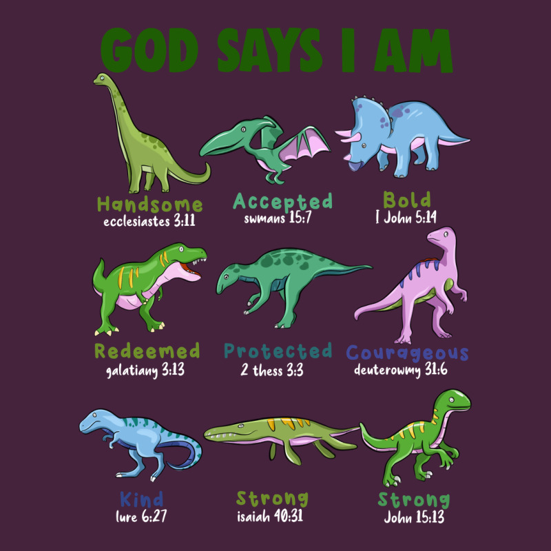 God Says I Am Dinosaurs Premium Tee by JahusDesignShop | Teevron