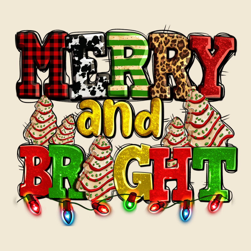 Merry And Bright With Christmas Tree  Cakes Ado Premium Tee by AdoDesignShop | Teevron