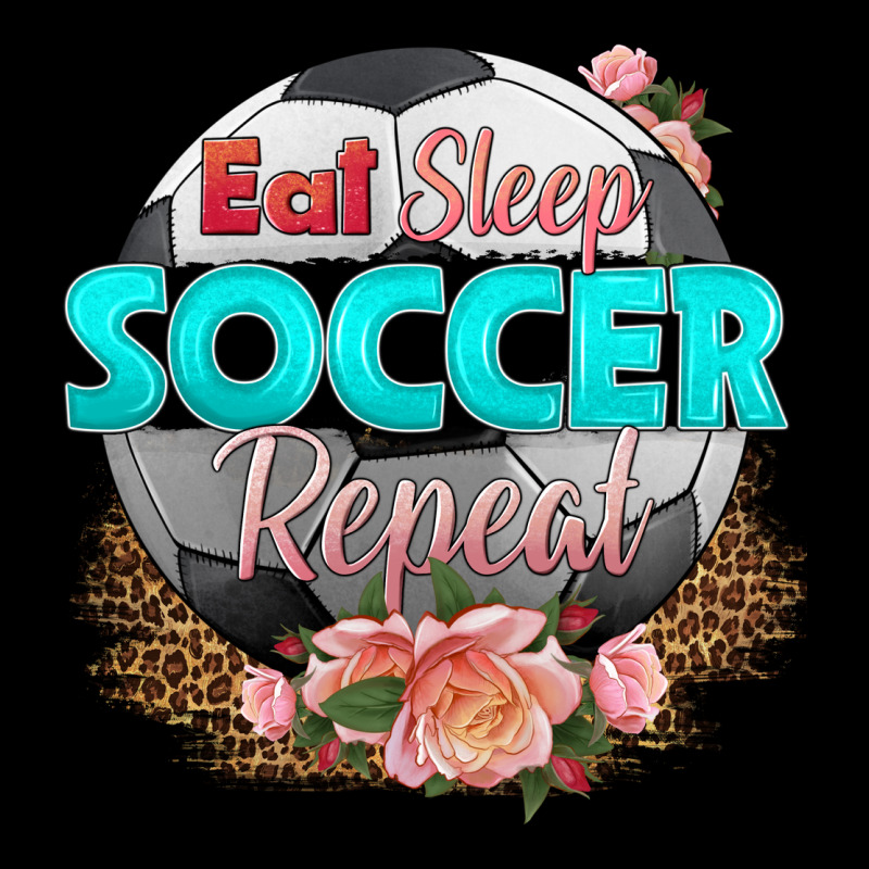 Eat Sleep Soccer Repeat Ladies Tee by HRA Design Shop | Teevron