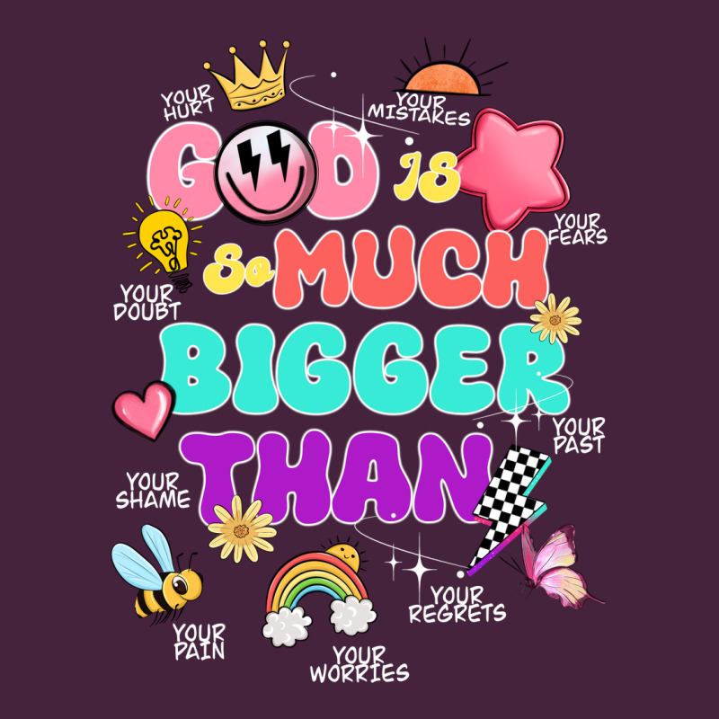 God Is Bigger Design Premium Tee by JahusDesignShop | Teevron