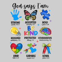 God Says I Am Autism Premium Tee | Teevron