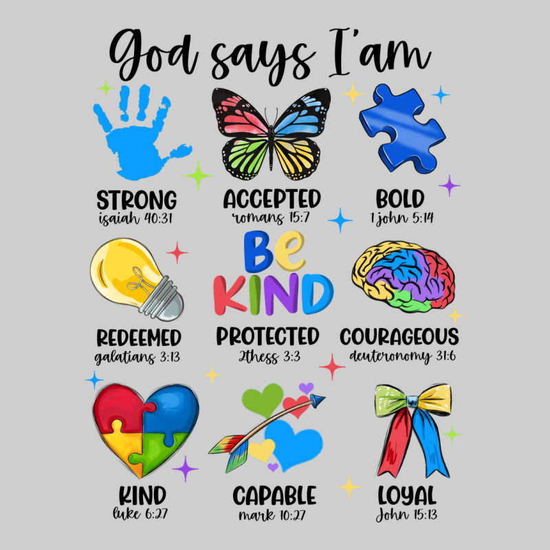 God Says I Am Autism Premium Tee by JahusDesignShop | Teevron
