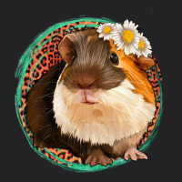 Floral Leopard Guinea Pigs Vintage Tee | Teevron