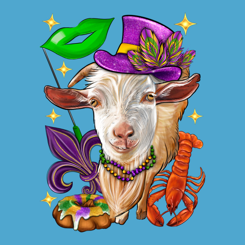 Mardi Gras Goat Premium Hoodie by HowdyJamesFarm | Teevron