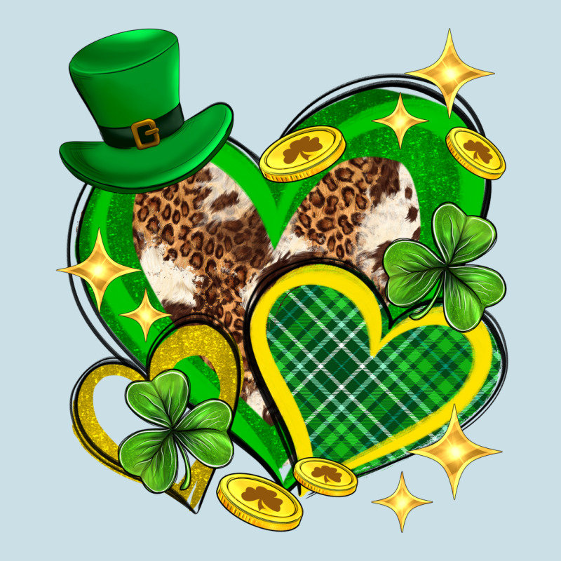 St. Patrick's Day Lucky Heart Ladies Tee by Neo Western | Teevron