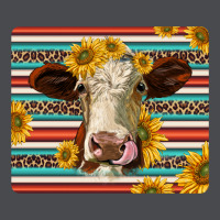 Serape Leopard Hereford Cattle Mousepad Zipper Hoodie | Teevron