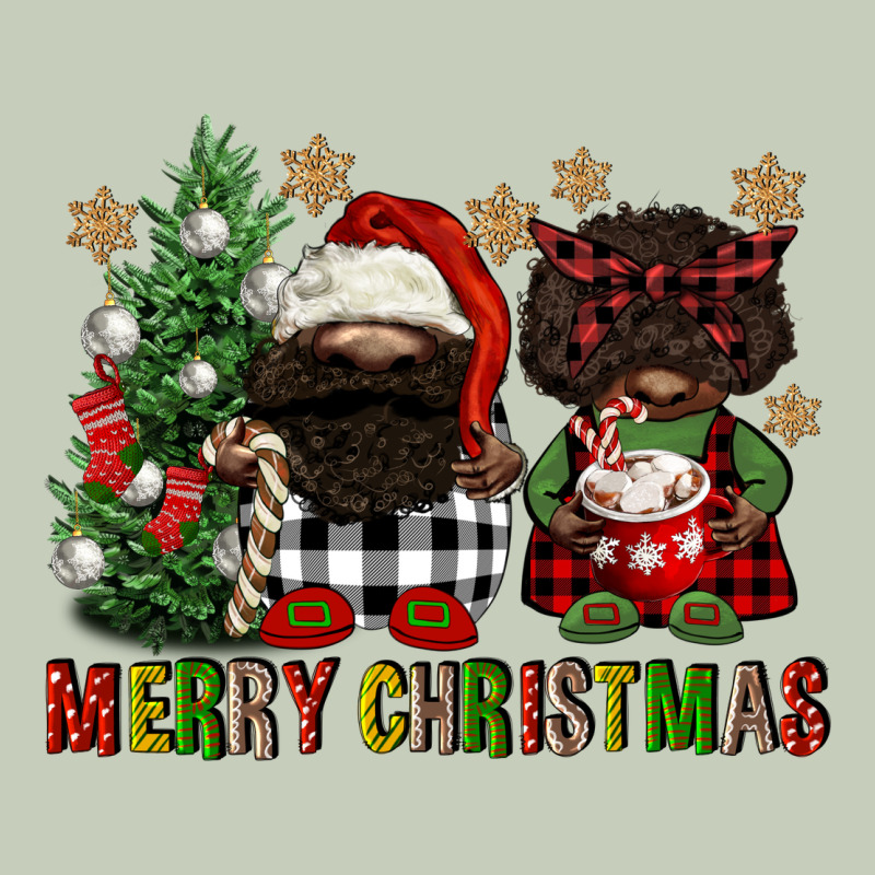 Merry Christmas Buffalo Afro Gnomies Ladies Tee by FaDigitalArtStudio | Teevron