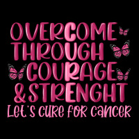 Overcome Through Courage Strength  Malia Urban Heavy Tee | Teevron