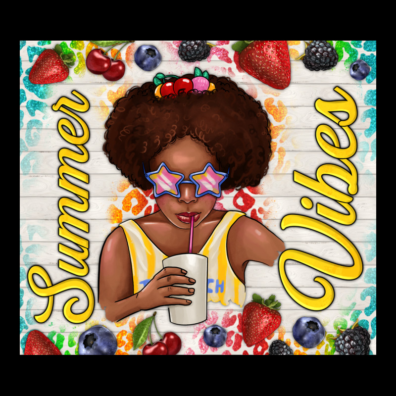 Summer Vibes Afro Kid Premium Sweatshirt by TumblerDesignByShophia | Teevron