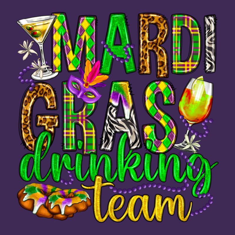 Mardi Gras Drinking Team Premium Hoodie by HowdyJamesFarm | Teevron
