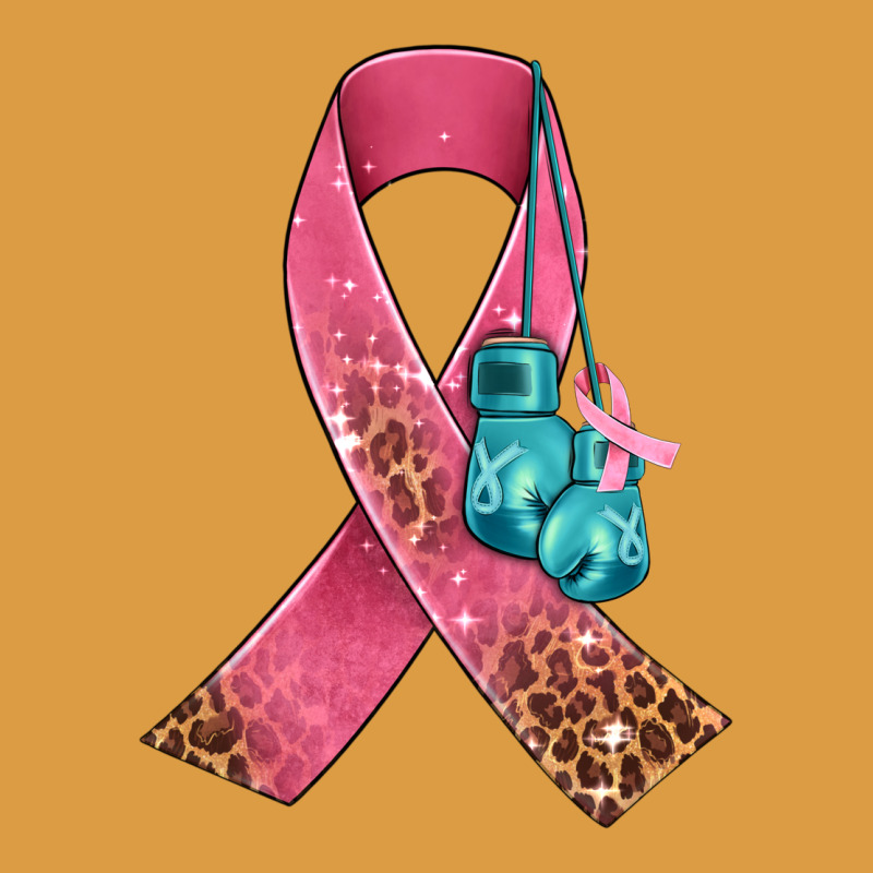 Cancer Ribbon And Boxing Gloves Urban Heavy Tee by AdoDesignShop | Teevron