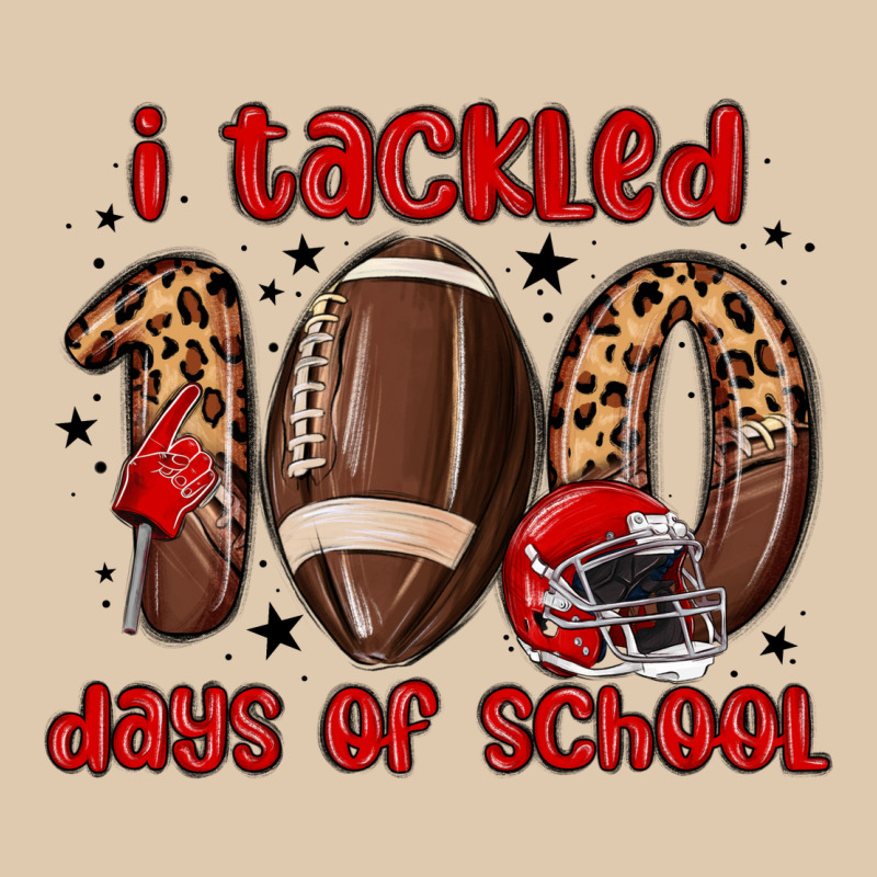 I Tackled 100 Days Of School Heavyweight Sweatshirt by MaliasSmallBusiness | Teevron