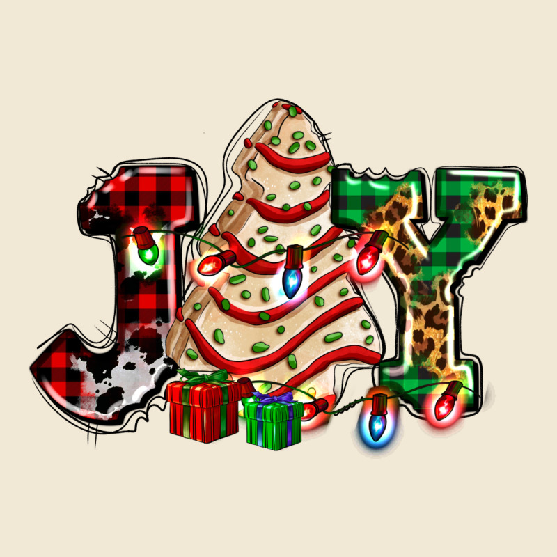 Joy With Christmas Tree Cake Ado Premium Tee by AdoDesignShop | Teevron