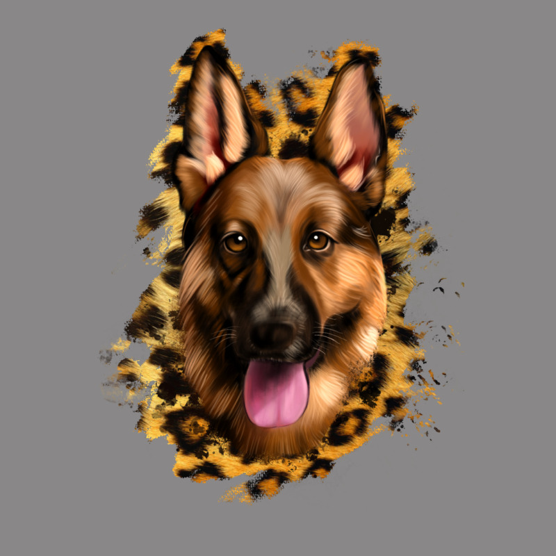 German Shepherd Leopard Background Vintage Tee by Jasminsmagicworld | Teevron