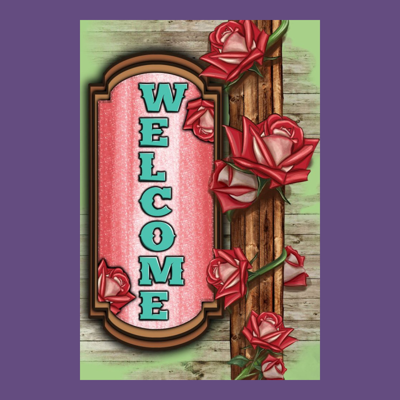 Western Red Roses Welcome Vintage Hoodie by LillyAllenDesigns | Teevron