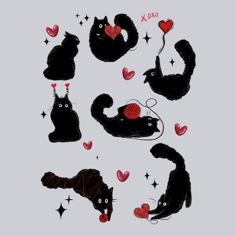 Valentine Cat Heavyweight Sweatshirt by MaliasSmallBusiness | Teevron