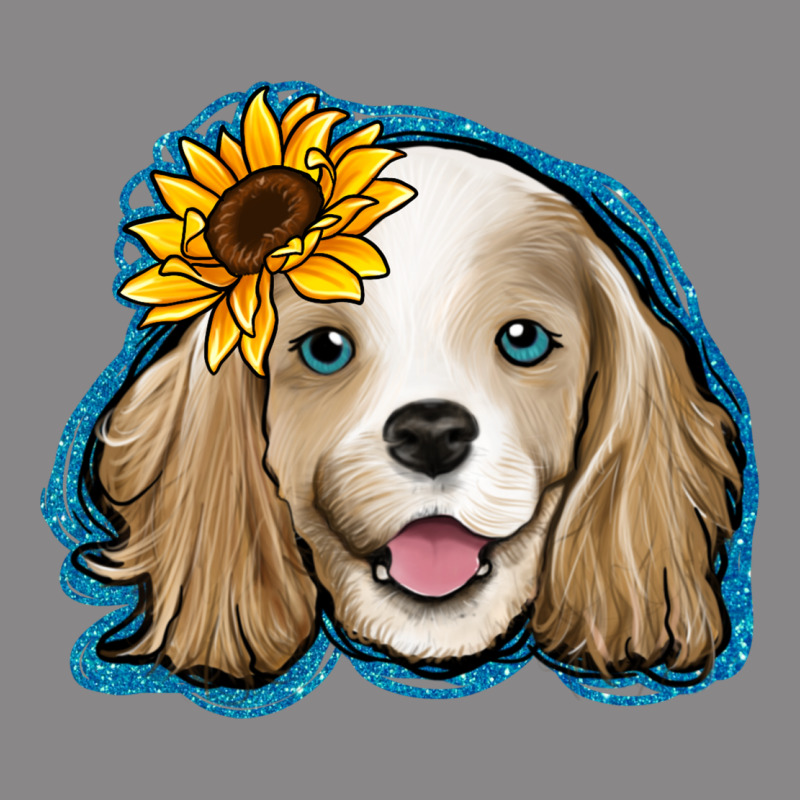 Cocker Spaniel Sunflower Vintage Tee by Jasminsmagicworld | Teevron
