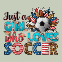 Just A Girl Who Loves Soccer Ladies Tee | Teevron