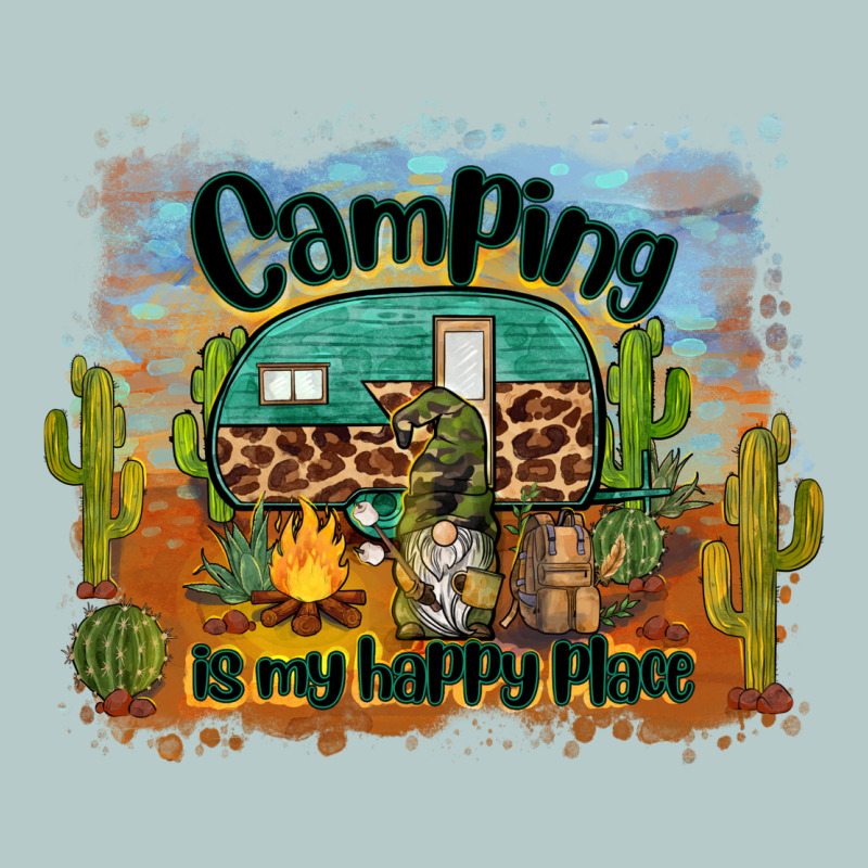 Camping Is My Happy Place Heavy Core Tee by BarkalooDesign | Teevron