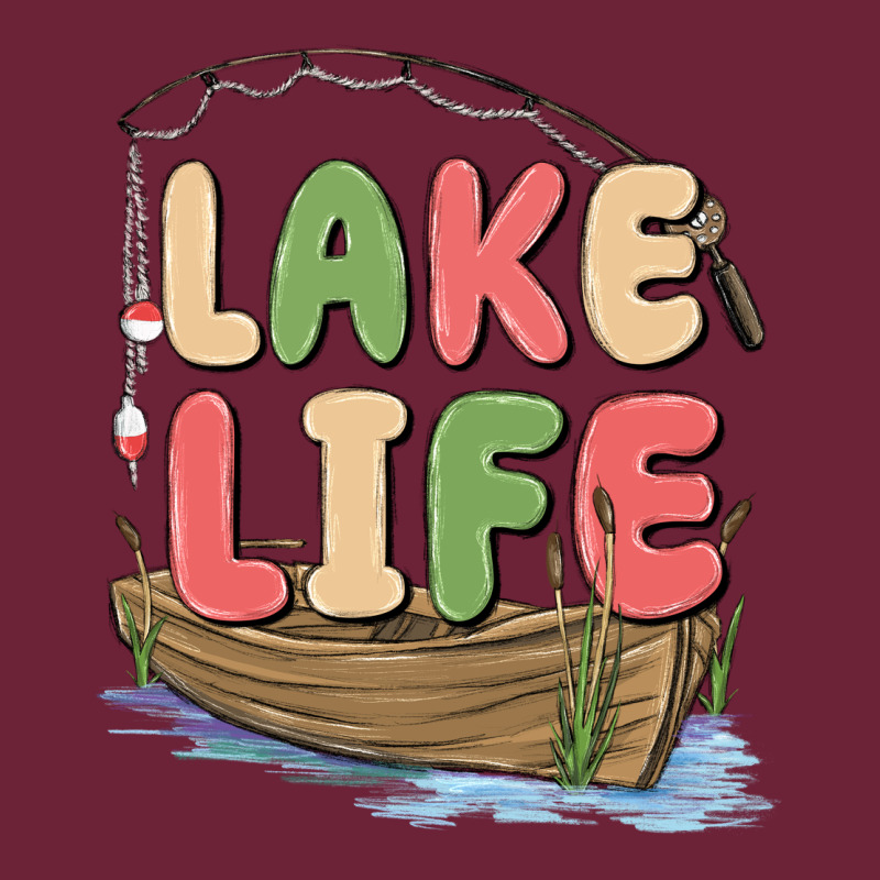 Lake Life Long Sleeve Tee by MaliasSmallBusiness | Teevron