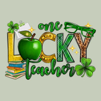 St. Patrick's Day One Lucky Teacher Ladies Tee | Teevron