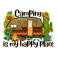 camping is my happy place caravan | Teevron