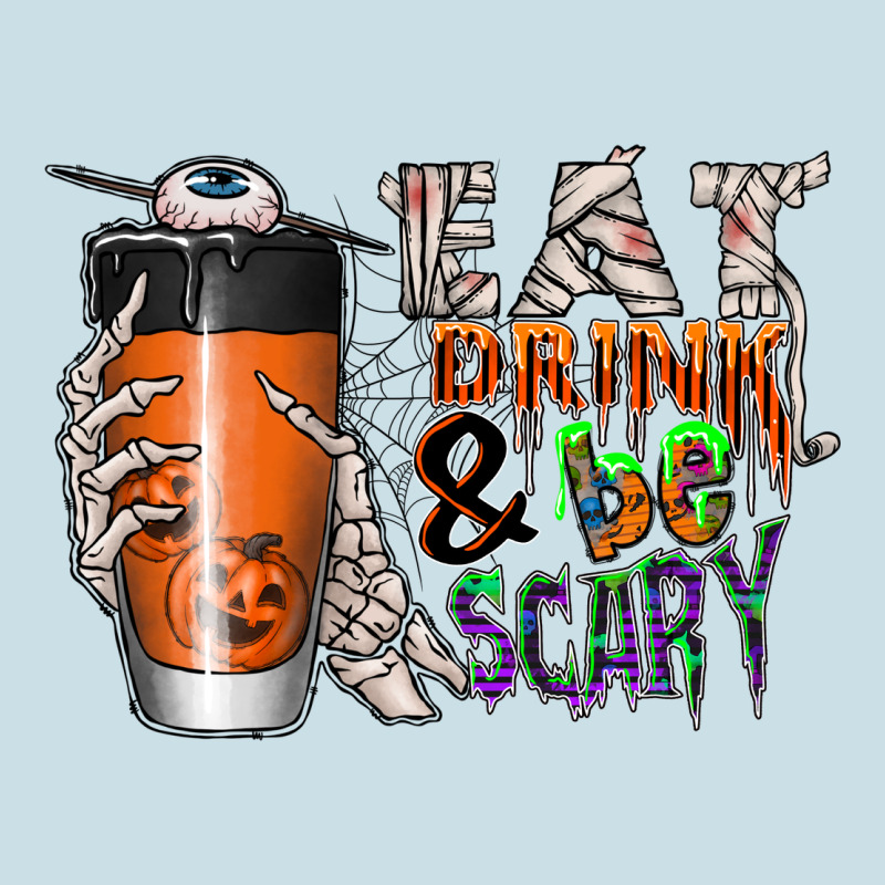 Eat Drink Be Scary Ladies Tee by CowhideDigitalArt | Teevron