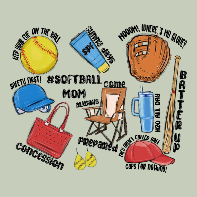Softball Mom Classic Tee by MaliasSmallBusiness | Teevron