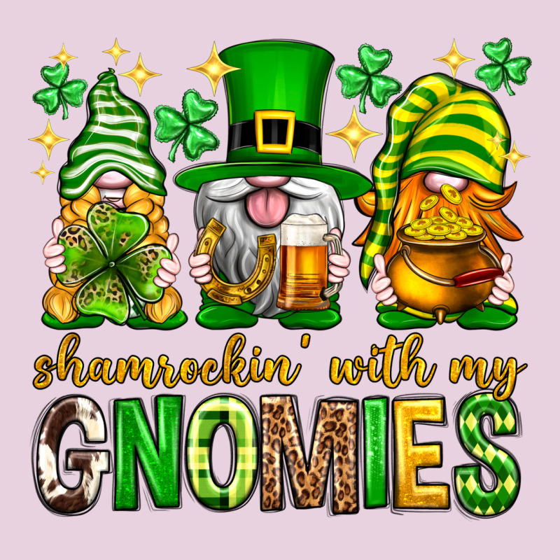 St. Patrick's Day Shamrockin' With My Gnomies Ladies Tee by Neo Western | Teevron