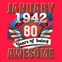 January 1942 80 Years Of Being Awesome Zipper Hoodie | Teevron