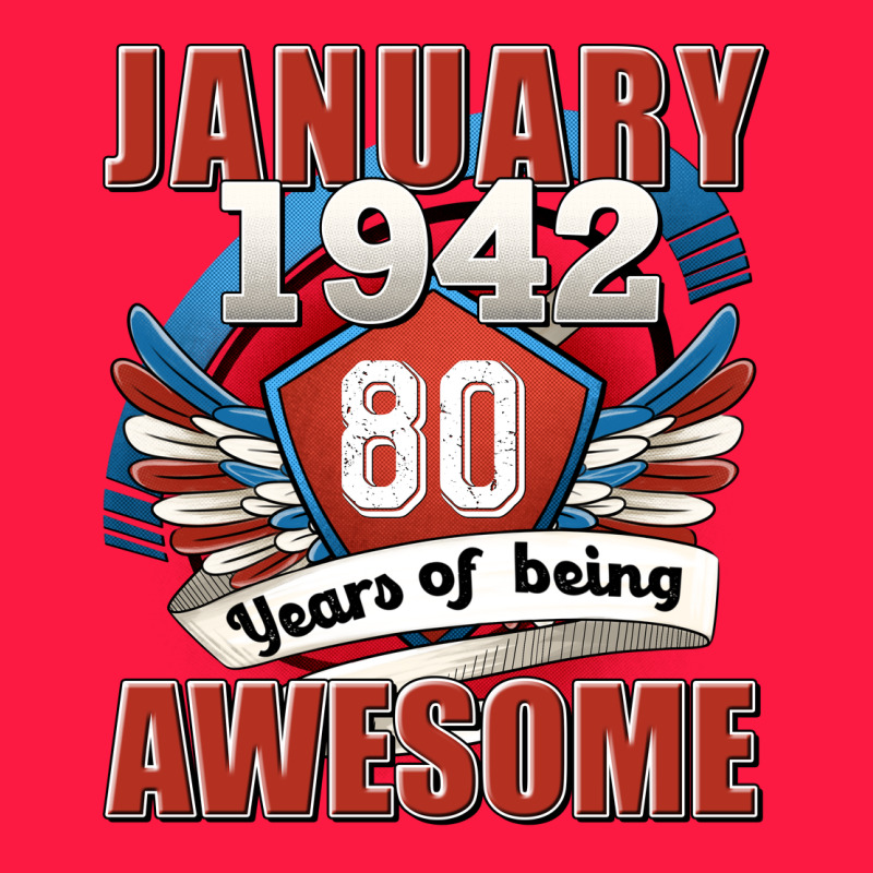 January 1942 80 Years Of Being Awesome Zipper Hoodie by Jasminsmagicworld | Teevron