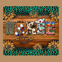 Western Nurse Glitter Leopard Sunflowers Vintage Hoodie | Teevron