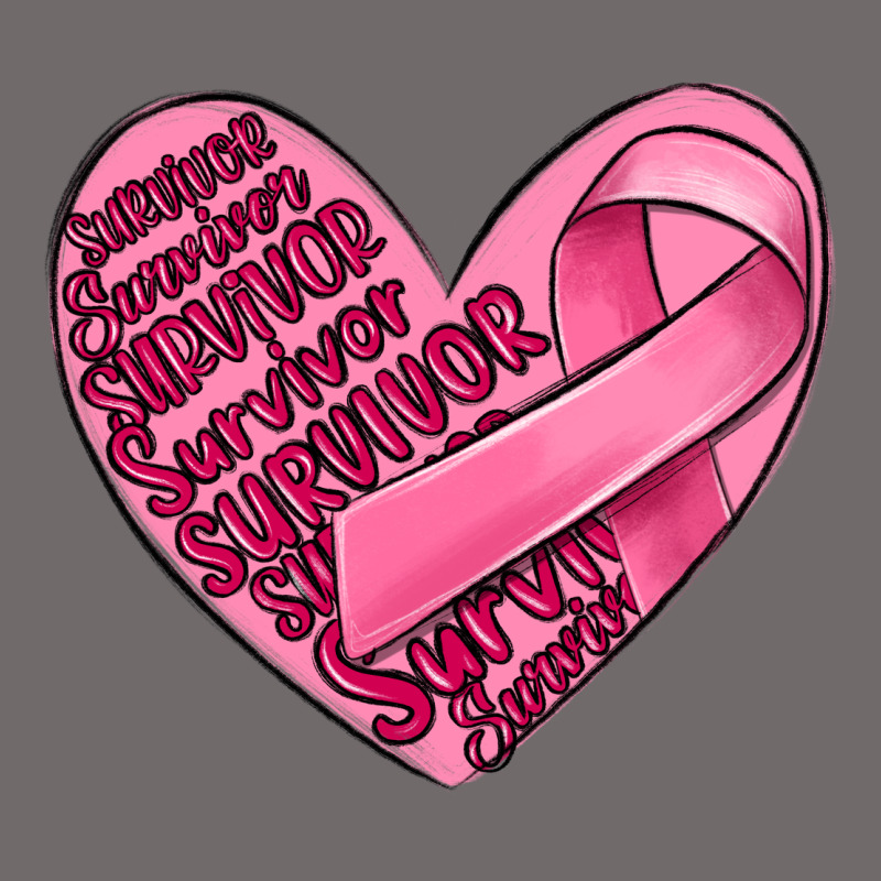 Heart Breast Cancer Urban Heavy Tee by MaliasSmallBusiness | Teevron