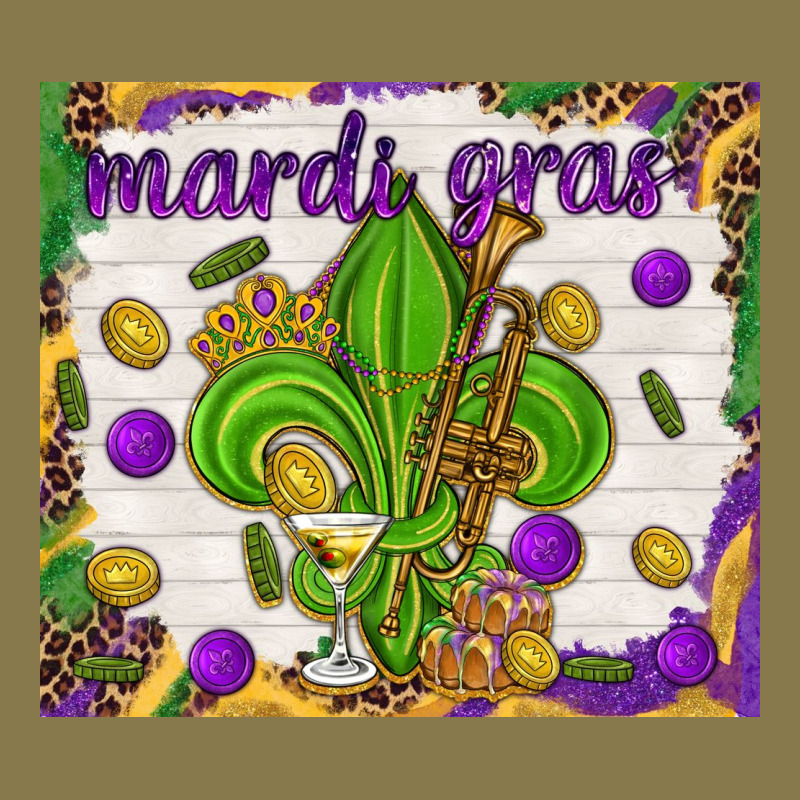 Mardi Gras Fleur De Lis Tumbler Premium Hoodie by HowdyJamesFarm | Teevron