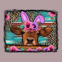 Easter Floral Leopard Cow Vintage Hoodie | Teevron