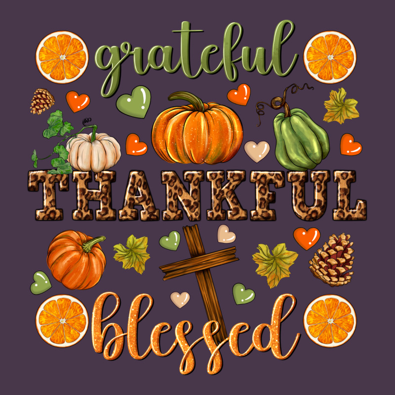 Grateful Thankful Blessed Heavyweight Hoodie by NancyCooperArtShop | Teevron