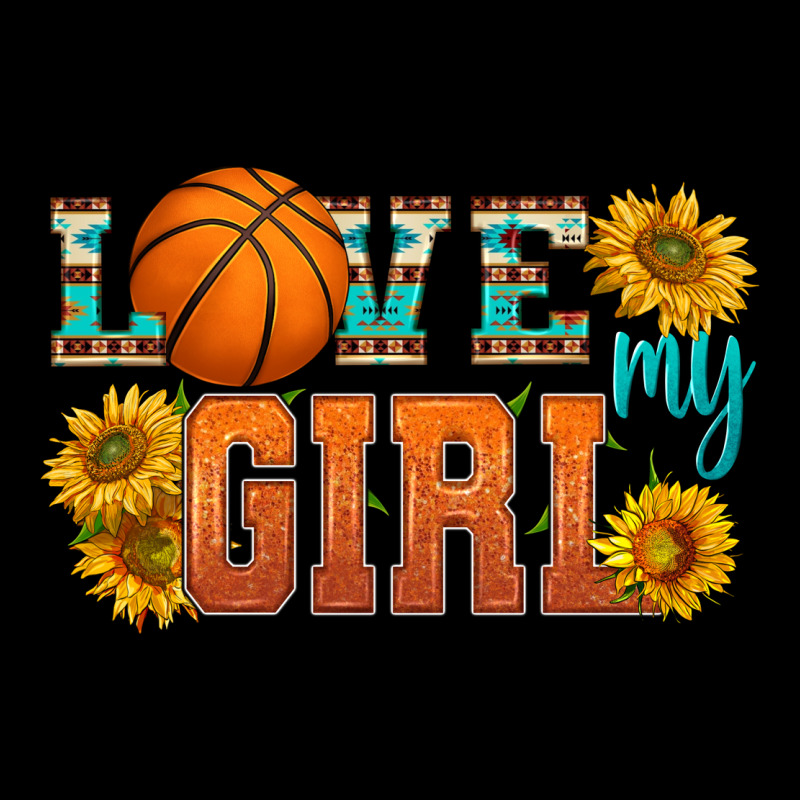 Love My Girl Basketball Ladies Tee by HRA Design Shop | Teevron