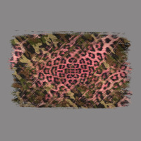 Camouflage Pink Leopard Background Vintage Tee | Teevron