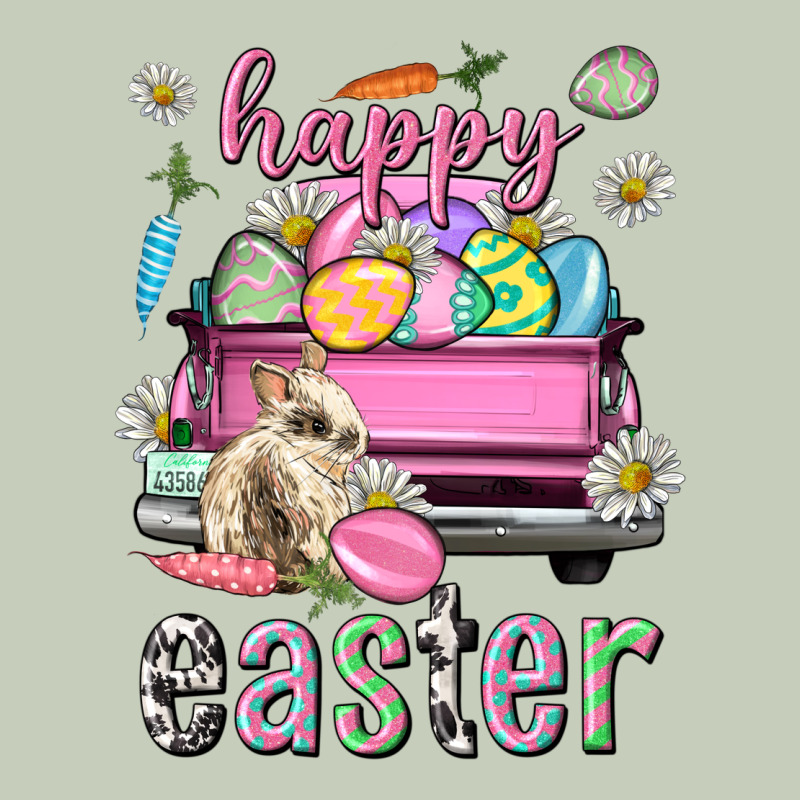 Bunny Happy Easter Truck Easter Day Ladies Tee by Neo Western | Teevron