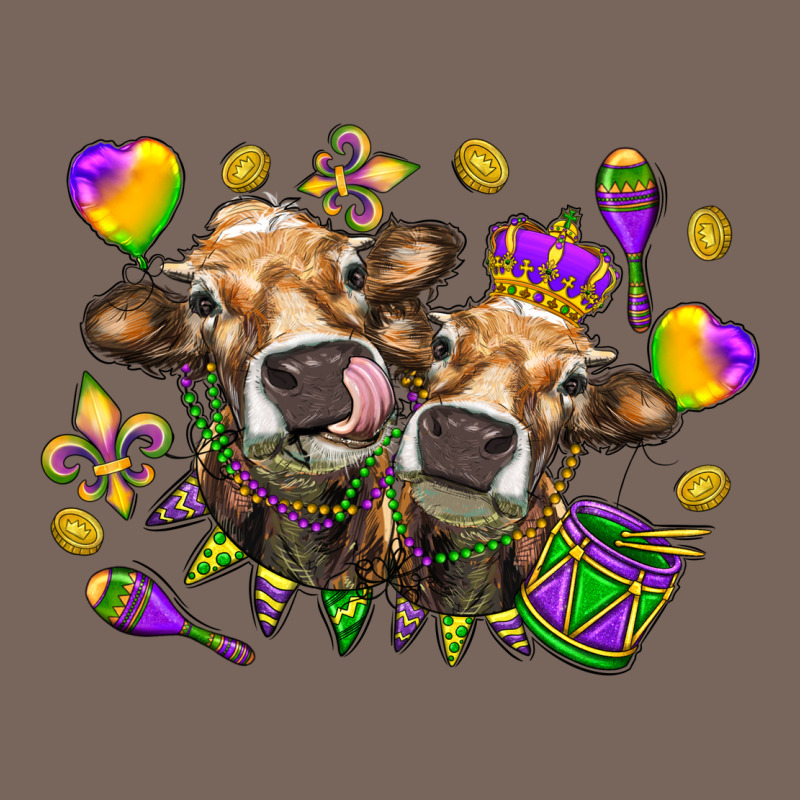 Mardi Gras Heifers Premium Hoodie by HowdyJamesFarm | Teevron