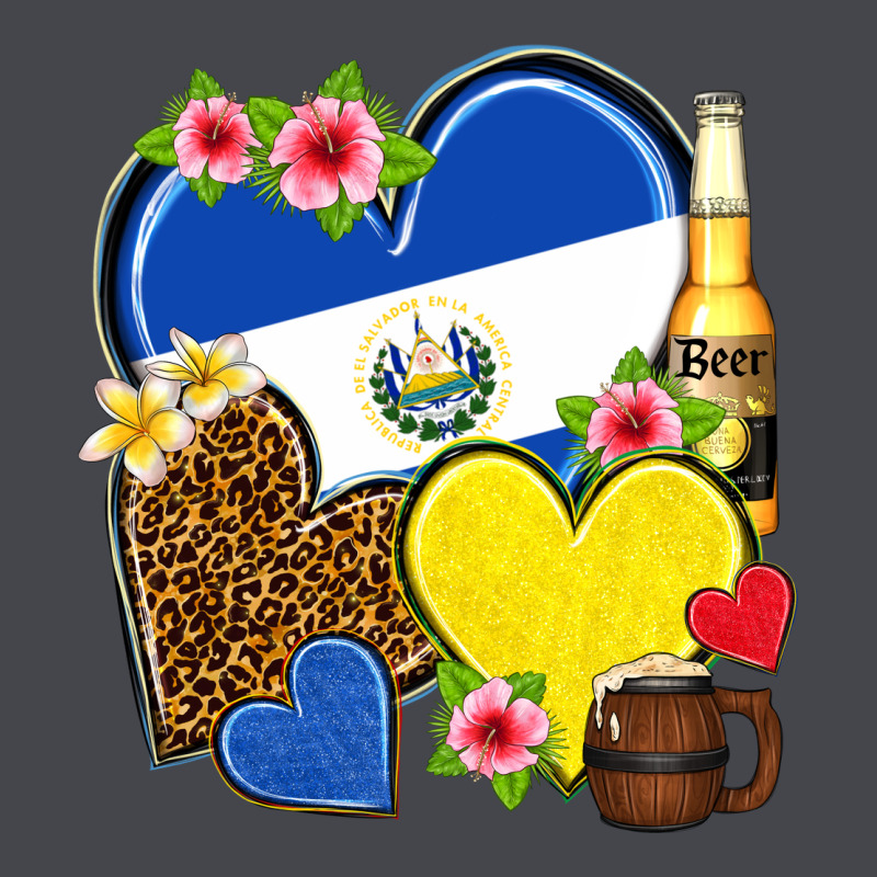 El Salvador Hearts Long Sleeve Tee by NancyCooperArtShop | Teevron