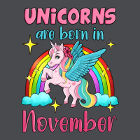 Unicorns Are Born In November Zipper Hoodie | Teevron
