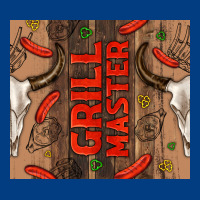 Grill Master With Bull Skull Premium Sweatshirt | Teevron