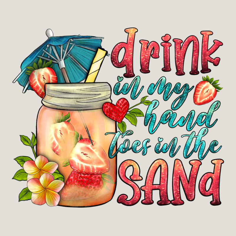 Drink In My Hand Toes In The Sand Heavy Core Tee by HRA Design Shop | Teevron
