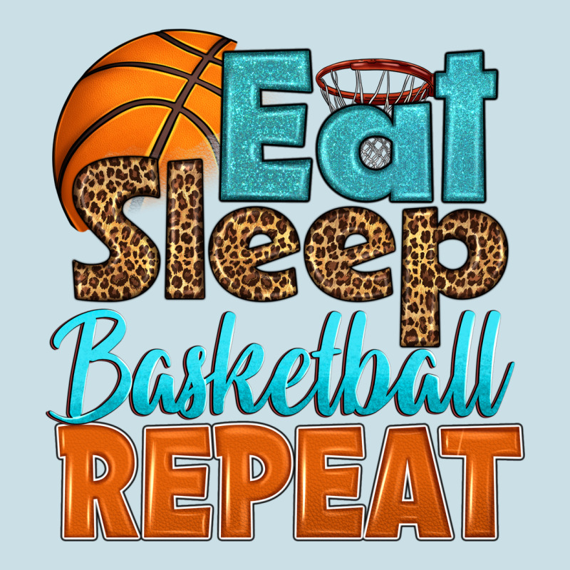 Eat Sleep Basketball Repeat Ladies Tee by HRA Design Shop | Teevron