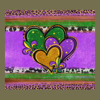 Mardi Gras Hearts And Fleur De Lis Vintage Hoodie | Teevron