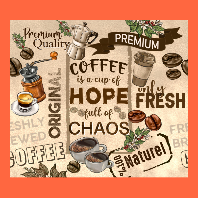 Coffee Is A Cup Of Hope Premium Hoodie by TumblerDesignByShophia | Teevron