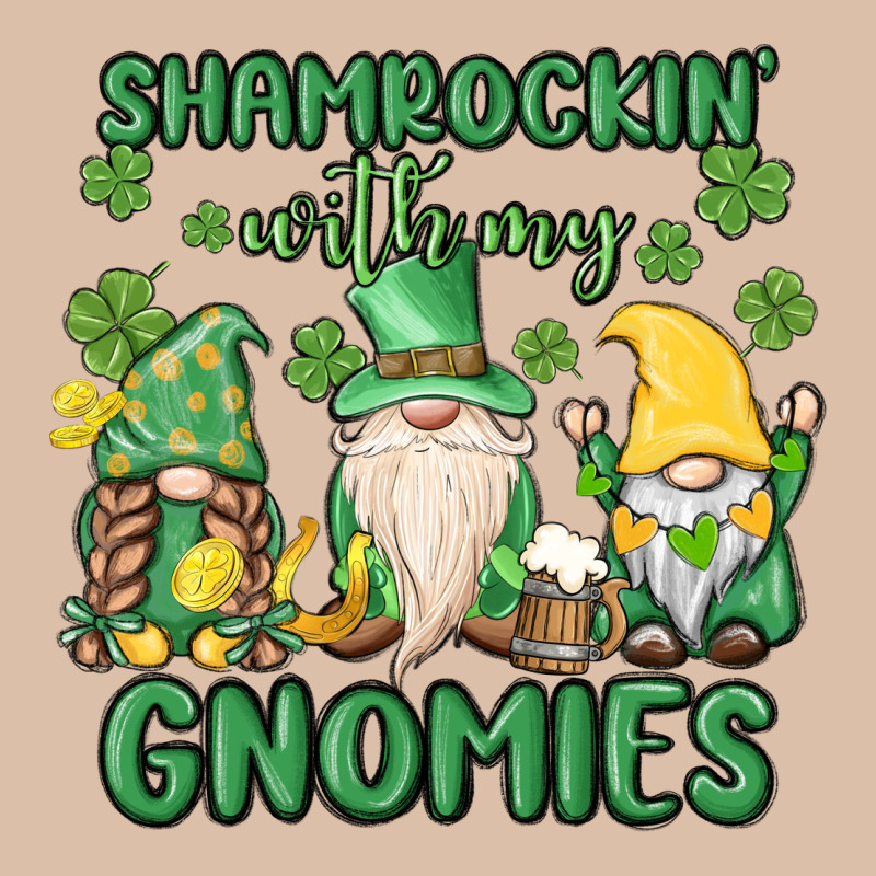 Shamrock With My Gnomies Urban Heavy Tee by MaliasSmallBusiness | Teevron